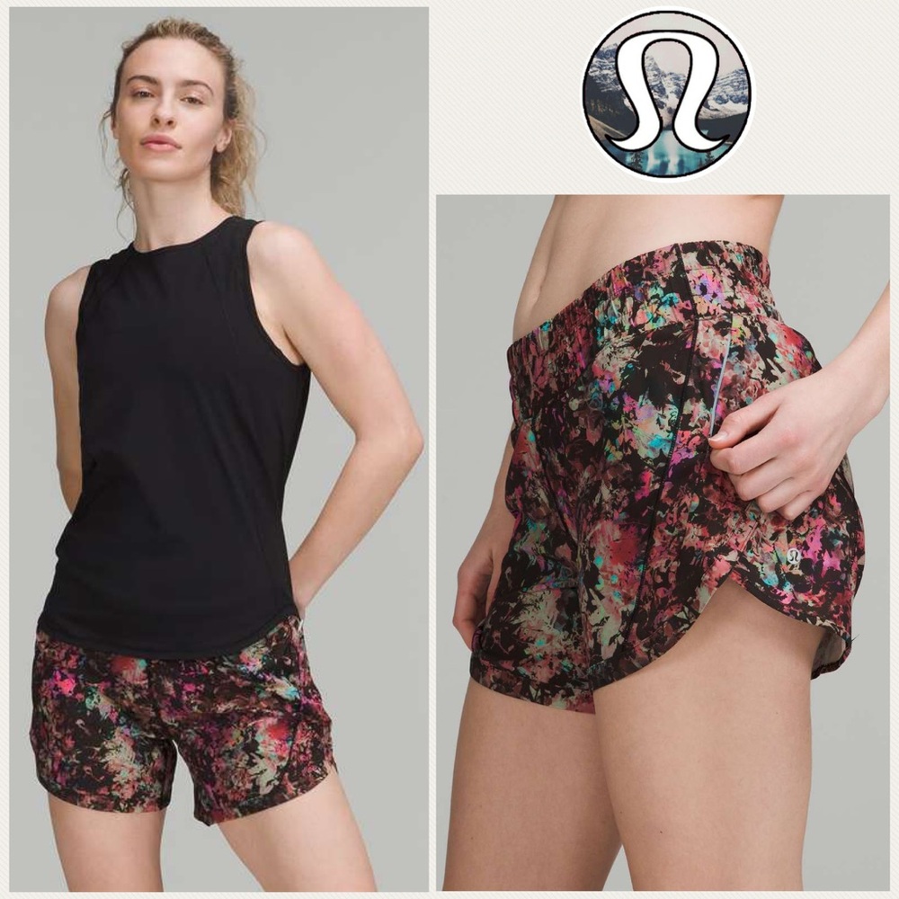 Lululemon Track That Mid-Rise Lined Short 5"
Stencil Blossom Red Multi